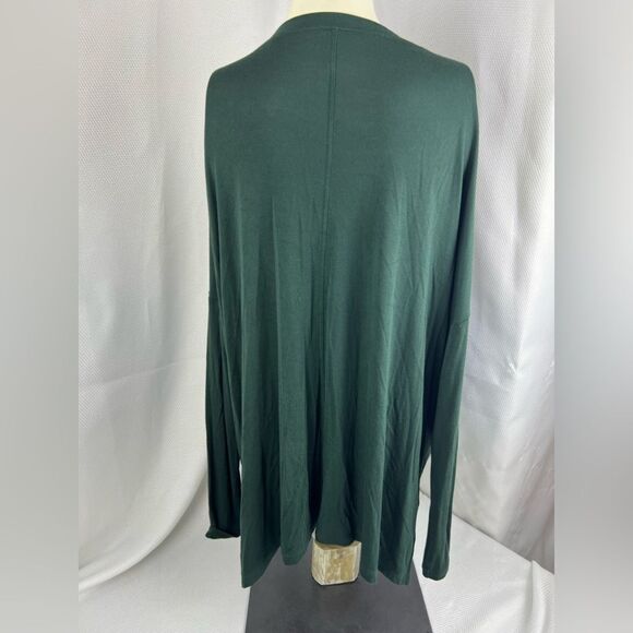 CAbi Womens Chill Long Sleeve V-Neck Knit T-shirt Top Green Size Medium - Picture 4 of 10